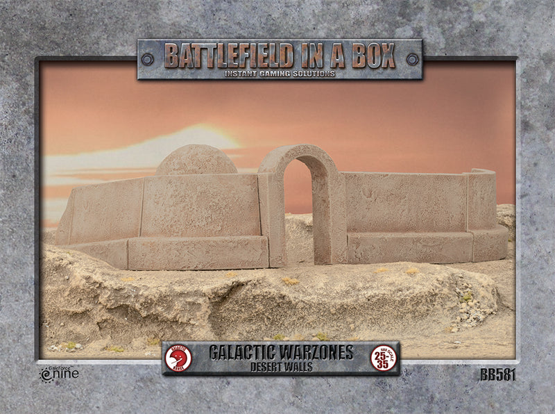 Battlefield In A Box Pillars - Galactic Warzones Desert Walls