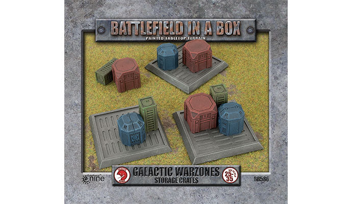 Battlefield In A Box Pillars - Galactic Warzones Storage Crates