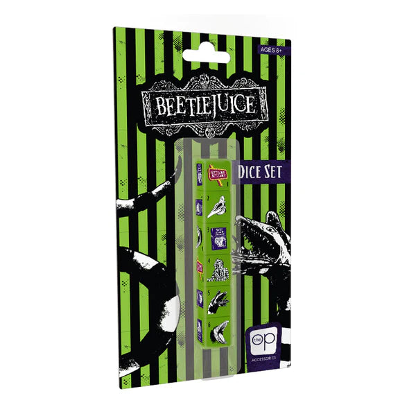 6pc Beetle Juice Dice Set