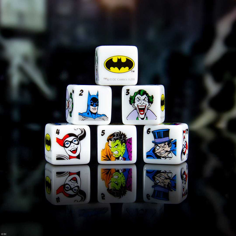 6pc Classic Batman Dice Set
