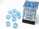 36D6 Borealis Icicle / Light Blue Dice Block - 12mm