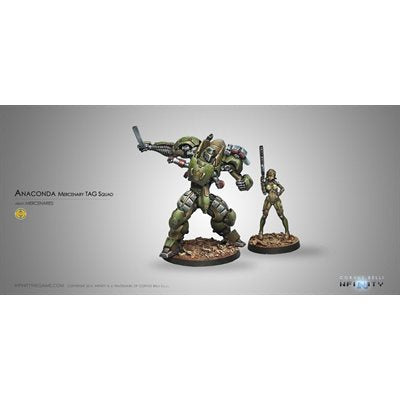 Infinity: Non-Aligned Armies Anaconda Merc Tag Squadron