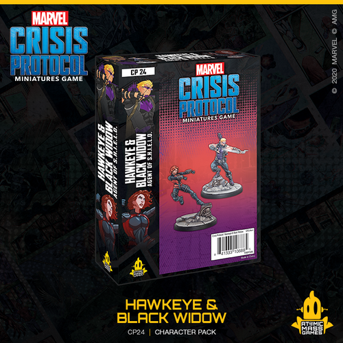 Marvel: Crisis Protocol - Hawkeye and Black Widow Agent of SHIELD
