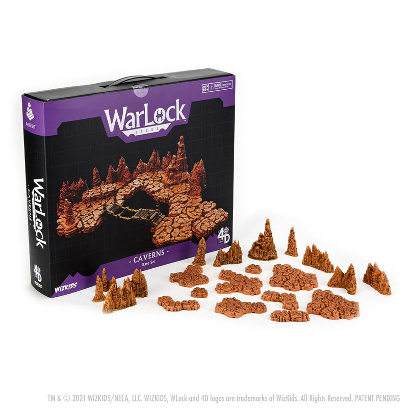 Warlock Tiles Cavern Base Set
