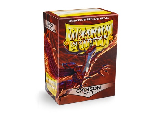 Dragon Shield Matte Sleeve - Crimson 100ct