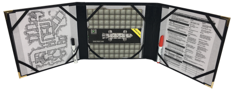 Faux Leather Game Master Screen And Accessories Portfolio