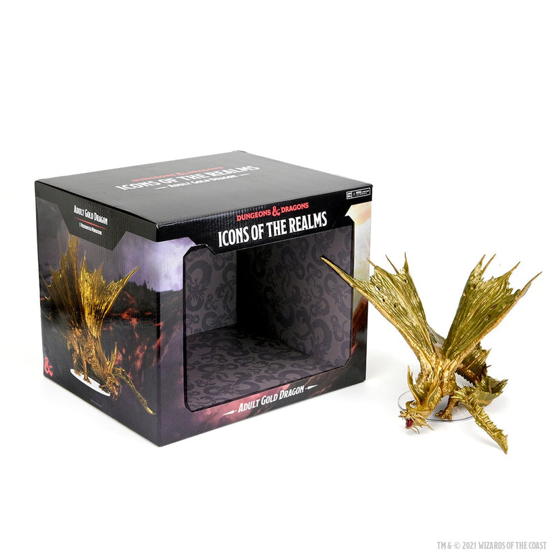 Dungeons & Dragons - Icons of the Realms Adult Gold Dragon