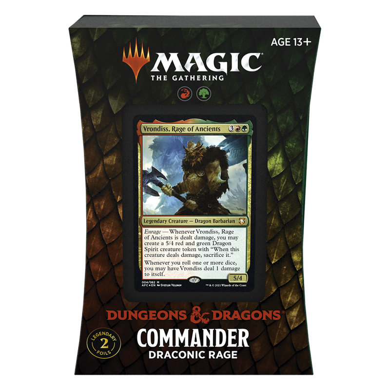 Draconic Rage - MTG Adventures In The Forgotten Realms Commander Decks