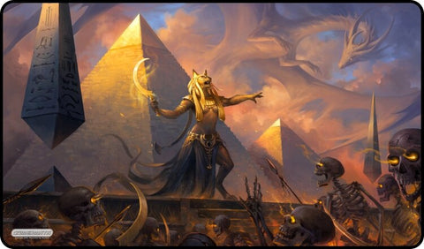 Dragon and the Dead Stitched Edge Playmat