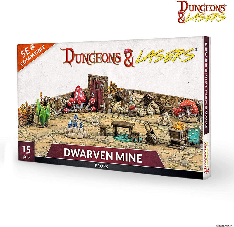 Dungeons & Lasers Dwarven Mines Props