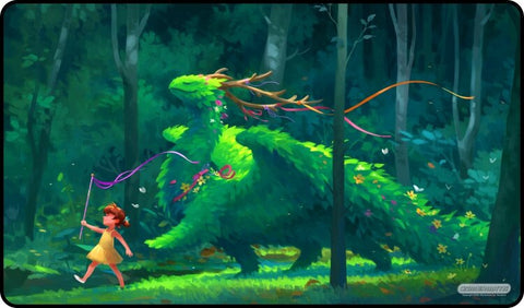 Forest Parade Stitched Edge Playmat
