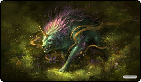 Forest Shaman Stitched Edge Playmat