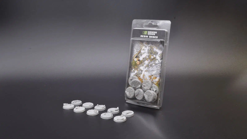 Gamers Grass: Resin Bases Rockey Field 25mm