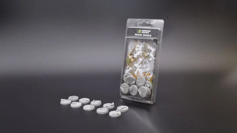 Gamers Grass: Resin Bases Rockey Field 25mm