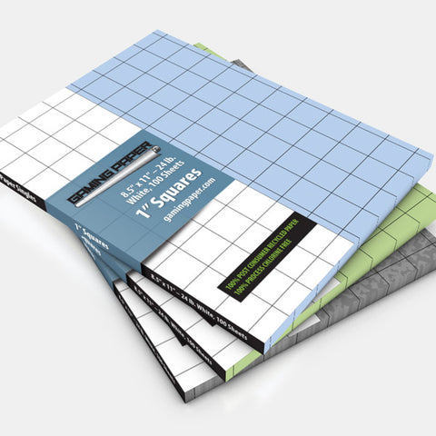 Gaming Paper 1" Squares