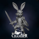 Harengon w/ Sword - Resin Miniature