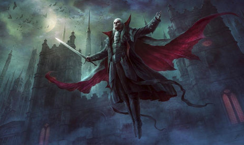Vampire Stitched Edge Playmat