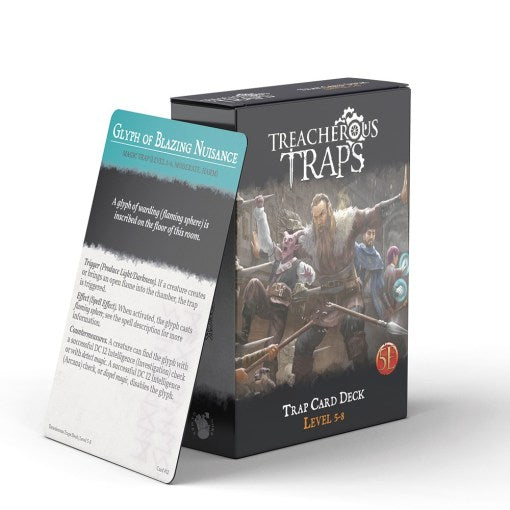Treacherous Traps Deck Level 5-8 (5E Compatible)