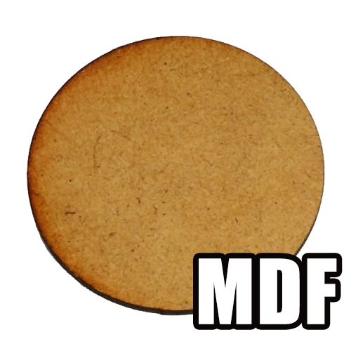 MDF Round Miniature Bases