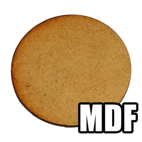 MDF Round Miniature Bases