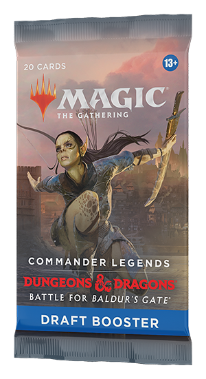 MTG Commander Legends D&D Battle For Baldur's Gate Draft Boosters
