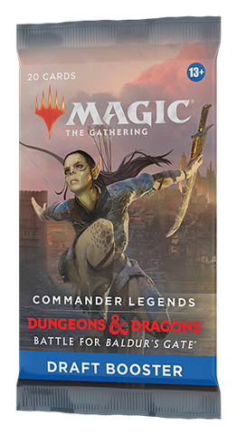 MTG Commander Legends D&D Battle For Baldur's Gate Draft Boosters