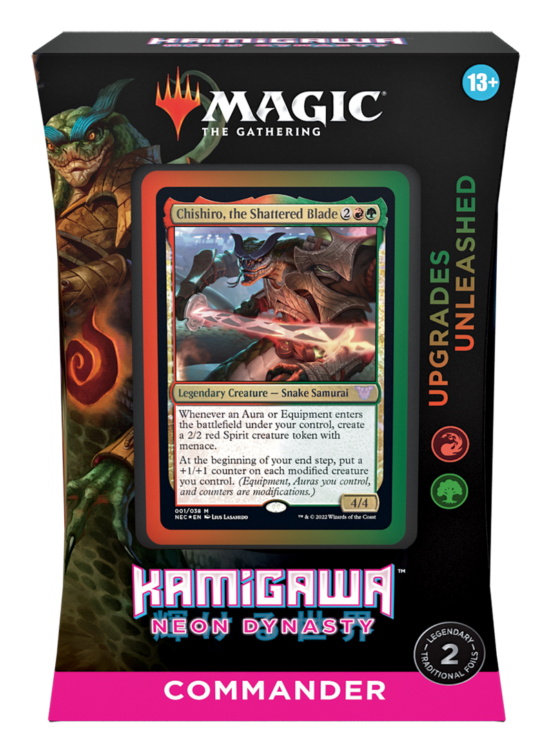 Upgrades Unleashed - MTG Kamigawa Neon Dynasty Commander Deck