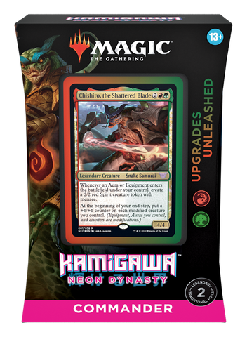 Upgrades Unleashed - MTG Kamigawa Neon Dynasty Commander Deck