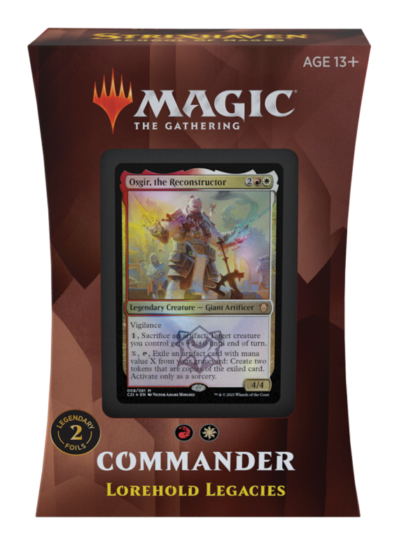 Lorehold Legacies - MTG Strixhaven Commander 2021 Deck