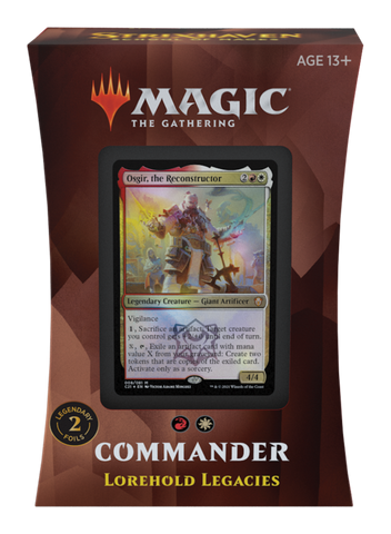 Lorehold Legacies - MTG Strixhaven Commander 2021 Deck