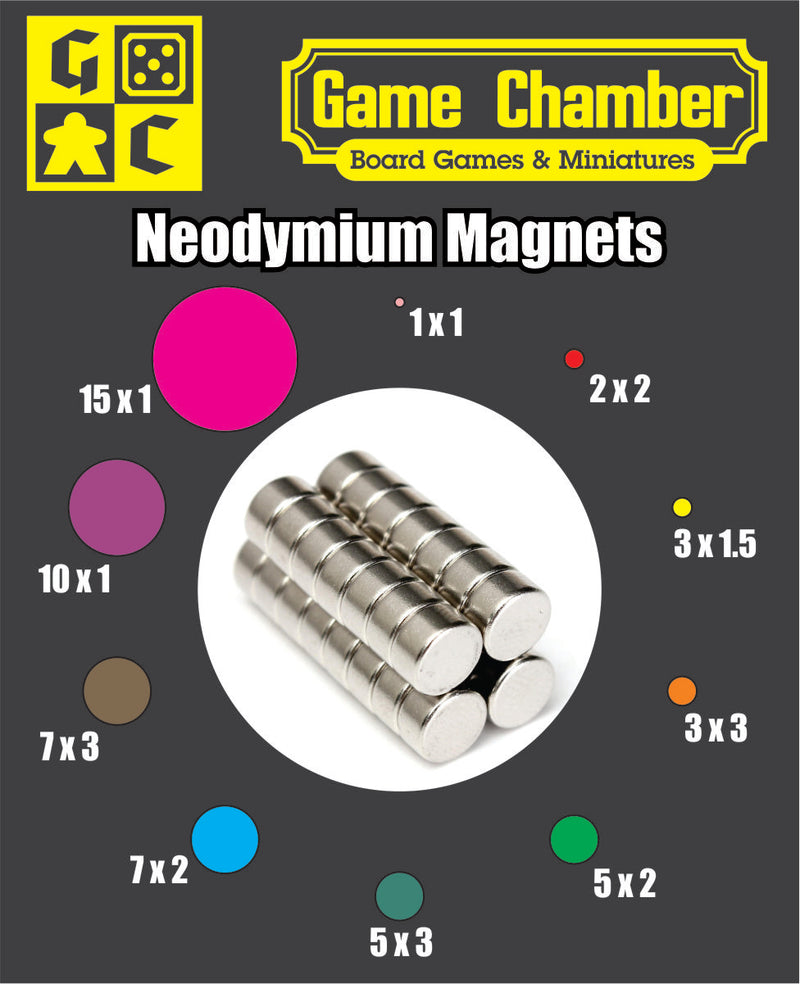 15mm x 1mm Magnets QTY:20