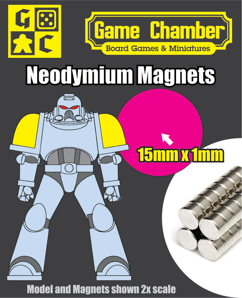 15mm x 1mm Magnets QTY:20