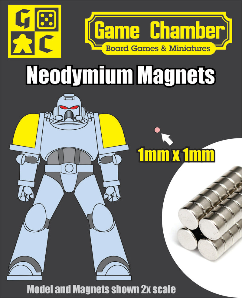 1mm x 1mm Magnets QTY:50