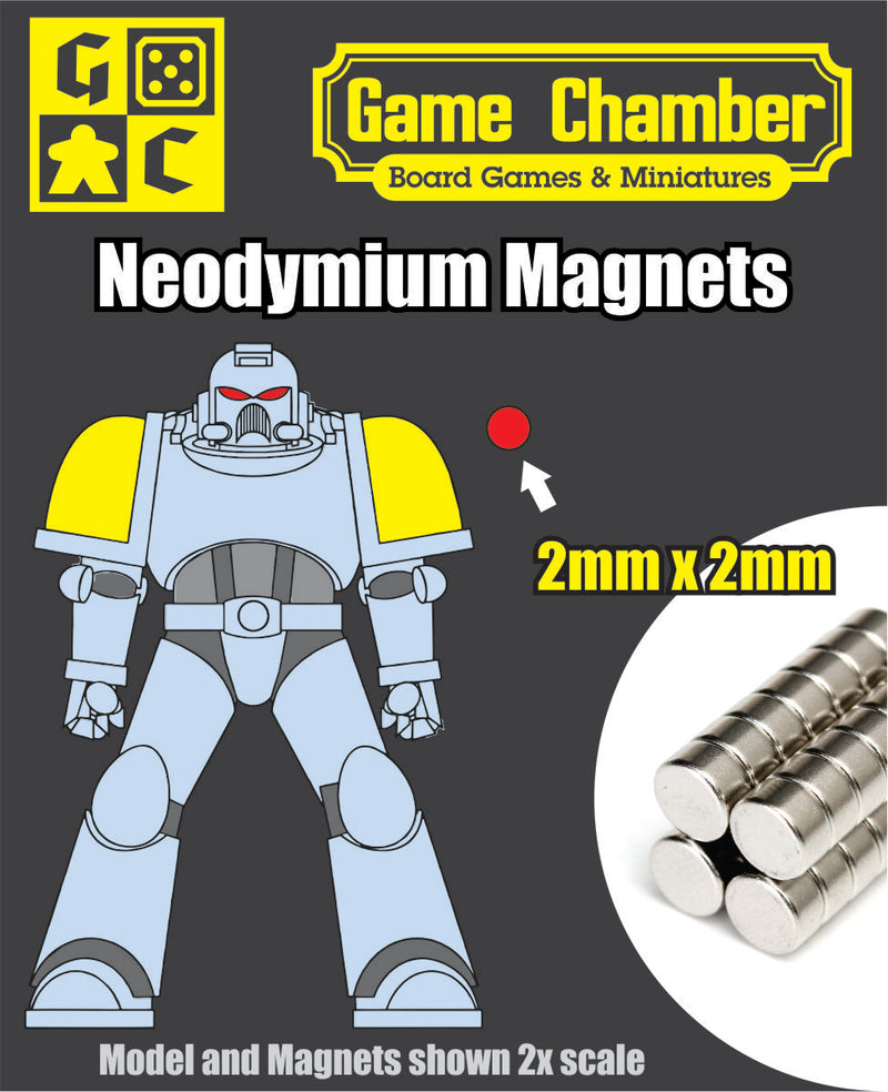 2mm x 2mm Magnets QTY:50