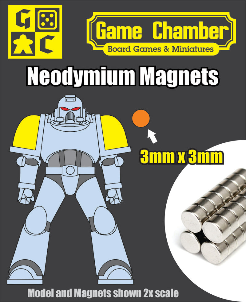 3mm x 3mm Magnets QTY:45