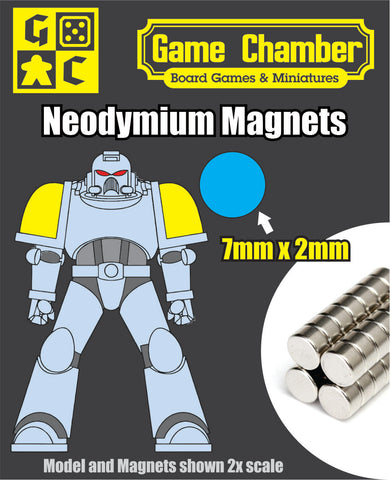 7mm x 2mm Magnets QTY:25