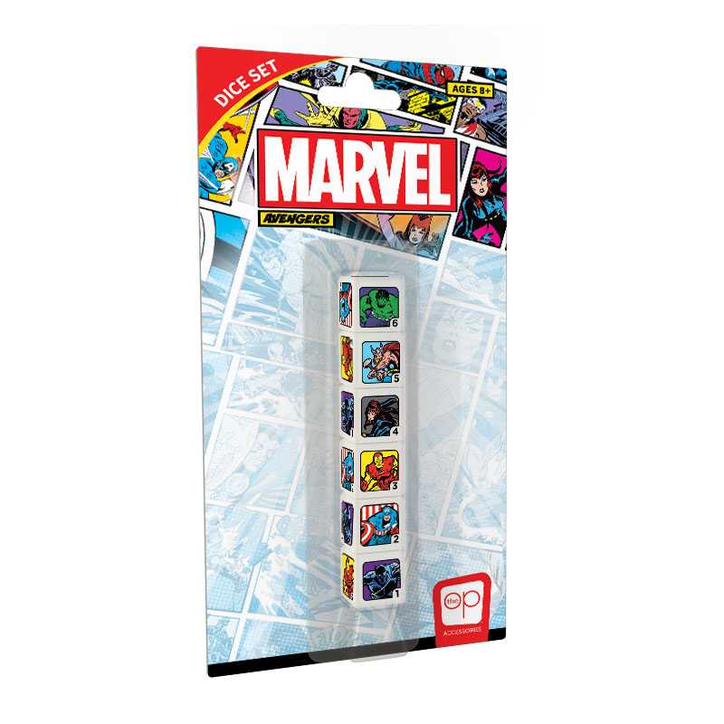 6pc Marvel Avengers Dice Set