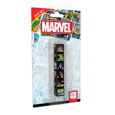 6pc Marvel Villains  Dice Set