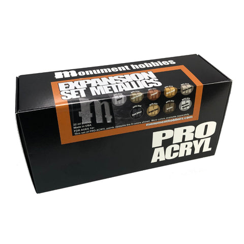 Pro Acryl Metallic Paint Set