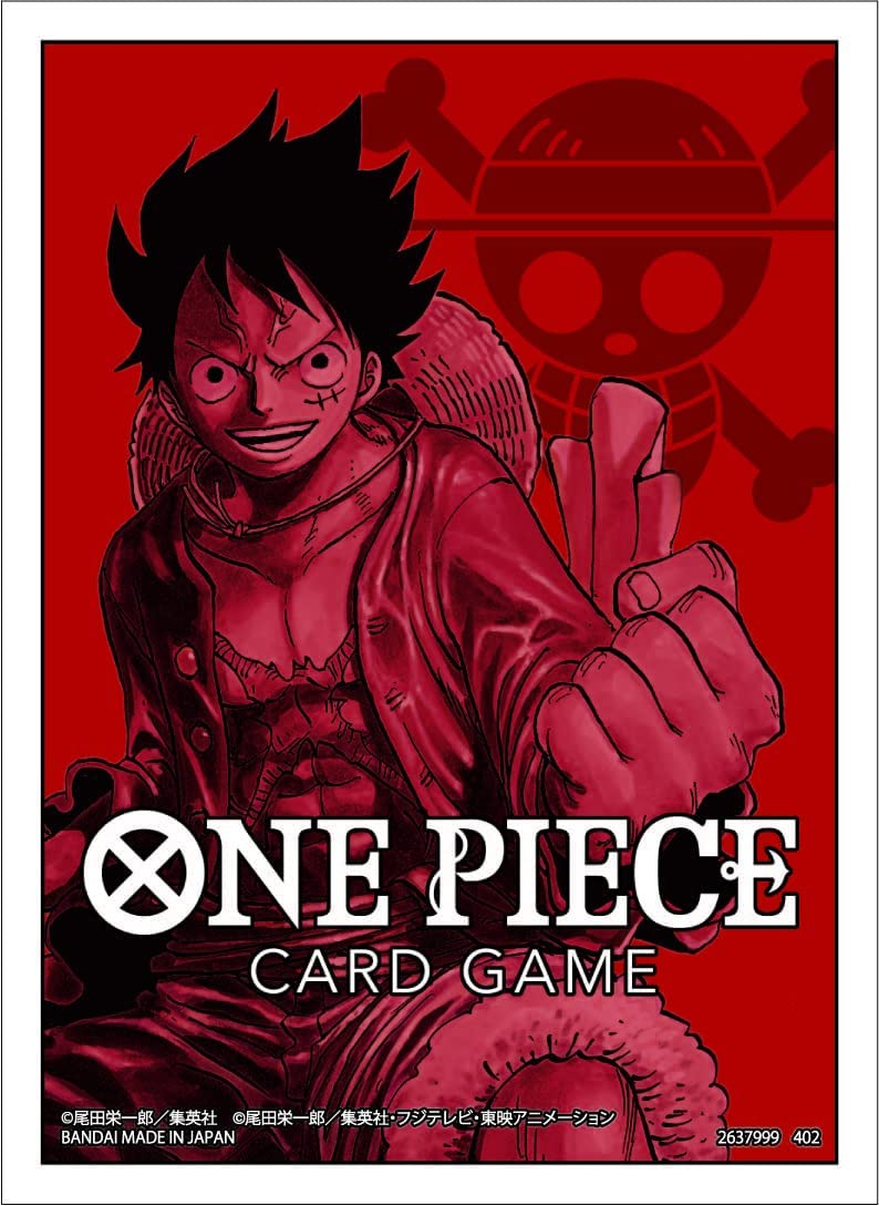 One Piece Card Game Sleeves Red Luffy