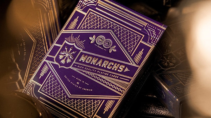 Bicycle Deck Monarchs Playing Cards Purple