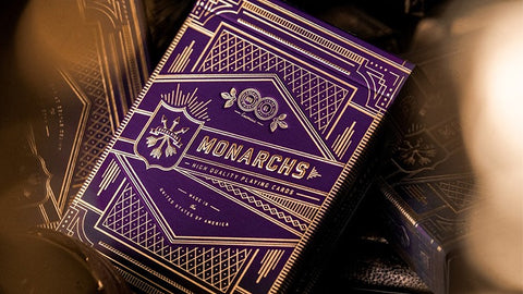 Bicycle Deck Monarchs Playing Cards Purple