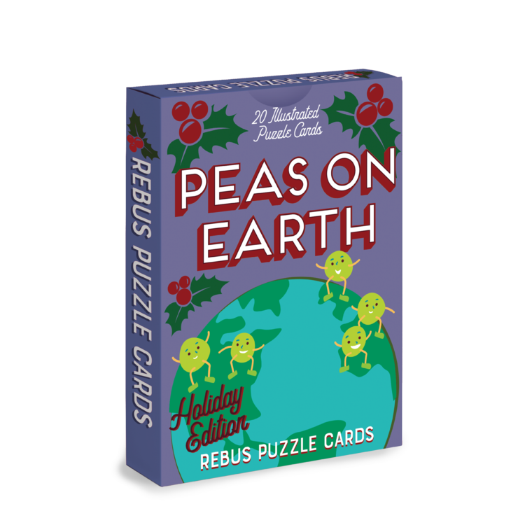 Holiday Puzzle Cards: Peas On Earth