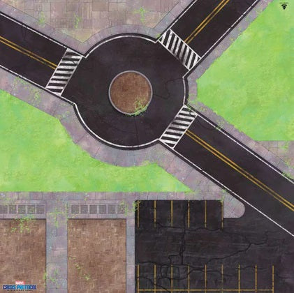 Marvel Crisis Protocol Roundabout Knockout Playmat