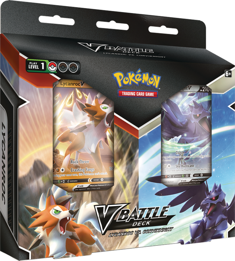 Pokemon Battle Decks Lycanroc VS Corviknight Versus Decks