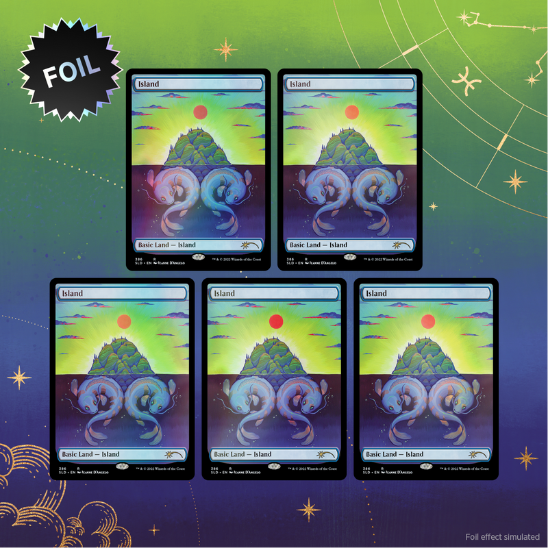 The Astrology Lands: Pisces - Magic The Gathering Secret Lair Drop Foil Edition