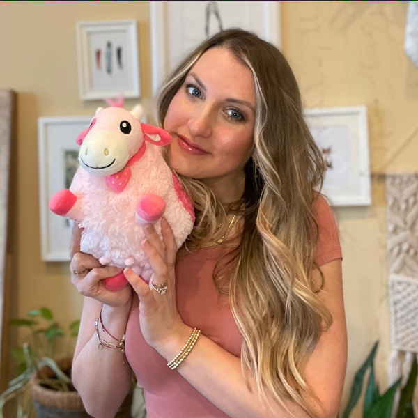 Squishable Mini Strawberry Cow 7"