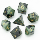 Kambaba Jasper Polyhedral Gemstone Dice Set