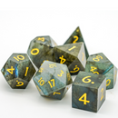 Labradorite Polyhedral Gemstone Dice Set