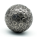 Silver Plated Ancient Metal D100